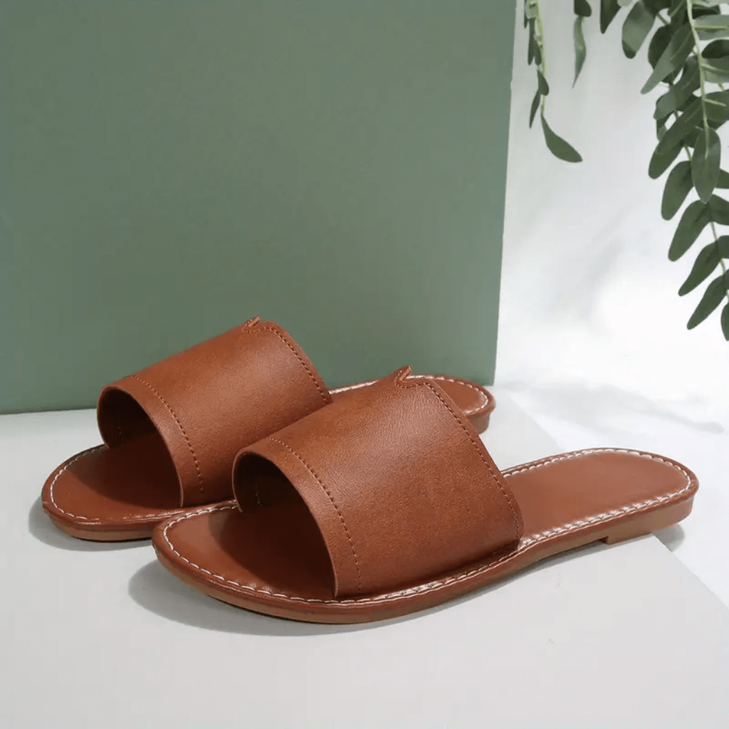 sandalia feminina de couro lucerna malu comfort